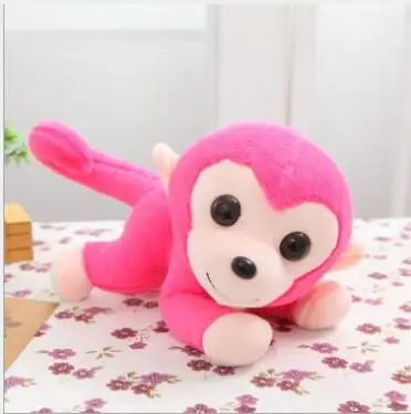 

WYZHY Monkey mascot naughty monkey figurine plush toy doll to send friends children sofa ornaments 30CM