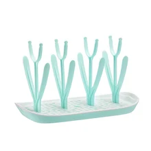 Новая модная сушилка для бутылочек с цветами и деревьями, съемный держатель для бутылочек для кормления