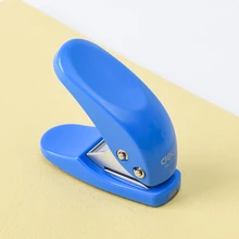 Deli Дырокол с одним отверстием ручной бумажный перфоратор полностью металлический переплет двойной Дырокол школьные офисные принадлежности стационарный Дырокол