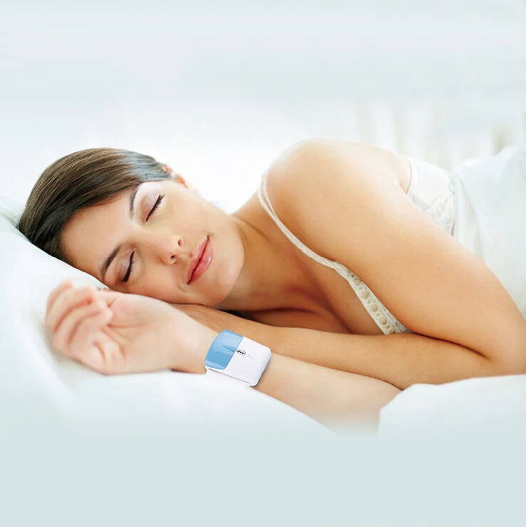 

New Infrared Anti Snore Wristband Watch Stop Snoring Sleep Aid Device