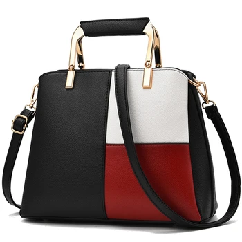 

Patchwork Handbag Ladies Leather Handbag Messenger Bag Ladies Shoulder Ladies Handbag