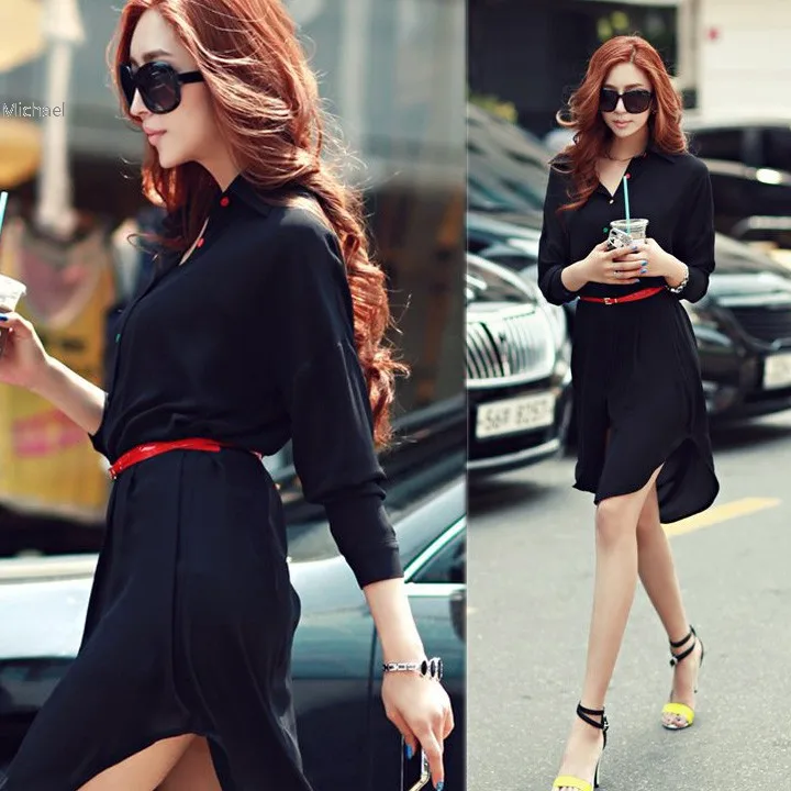 New font b Women b font Long Sleeve Chiffon font b Shirts b font font b