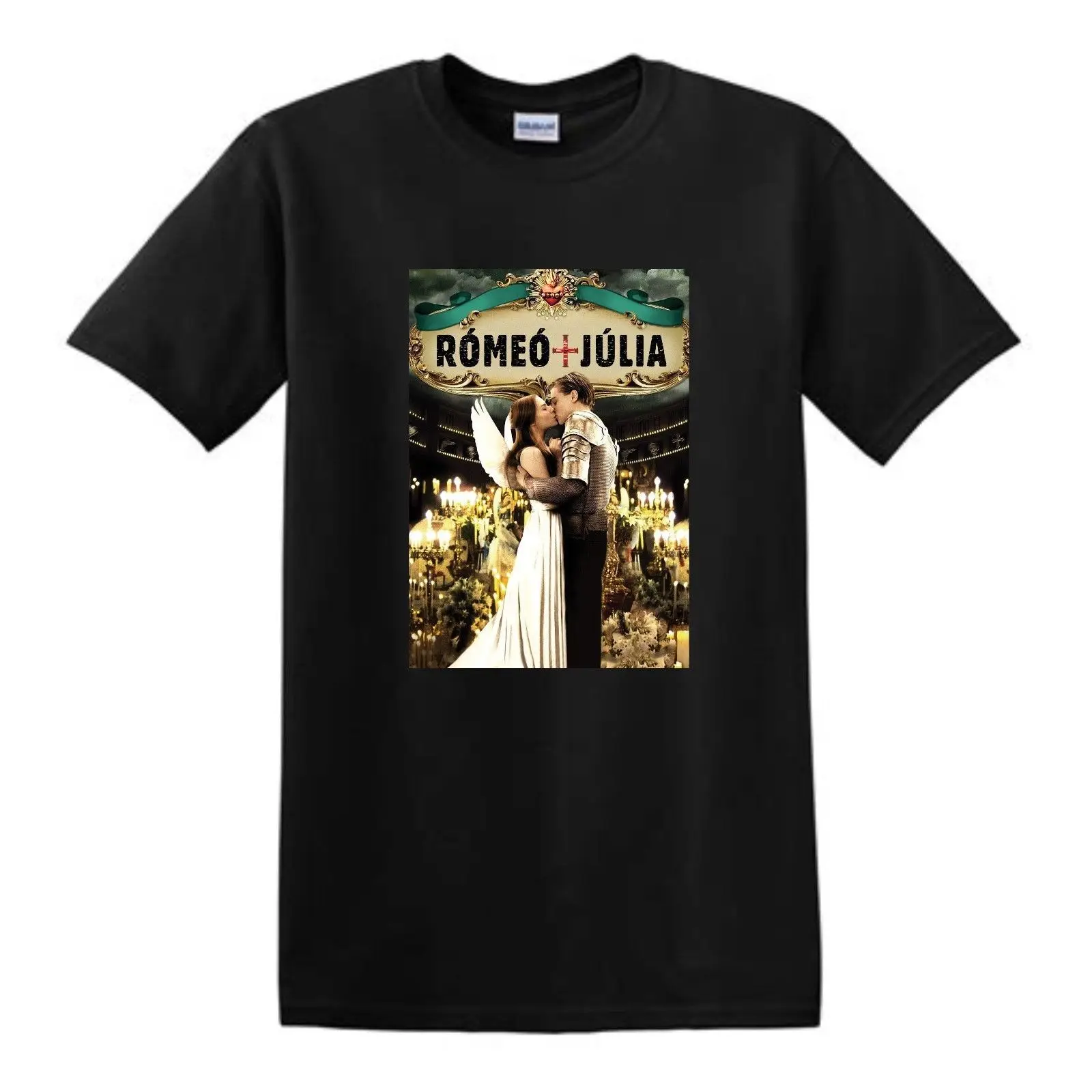 

Romeo & Juliet T-shirt,movie 1996 hollywood,free delivery 100% Cotton Short Sleeve O-Neck Tops Tee Shirts 2018 New Mens T Shirts