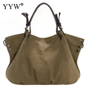 

Women Cross Body Casual Large Canvas Tote Bag Designer Handbag Solid Shoulder Bags High Quality Borse Donna Marche Famose Brand