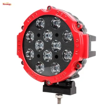 

Light Sourcing 6.3 Inch 60W Tuning Light Black Red For Offroad ATV SUV Wrangler Truck 12V 24V