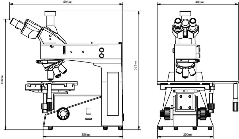Профессиональный лабораторный микроскоп XJL-302DIC металлографический микроскоп металлургический микроскоп