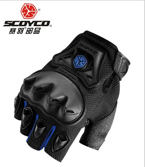 Летние SCOYCO MC29D Guantes мотоциклетные перчатки, Половина Пальцы moto cross байкерские перчатки защита