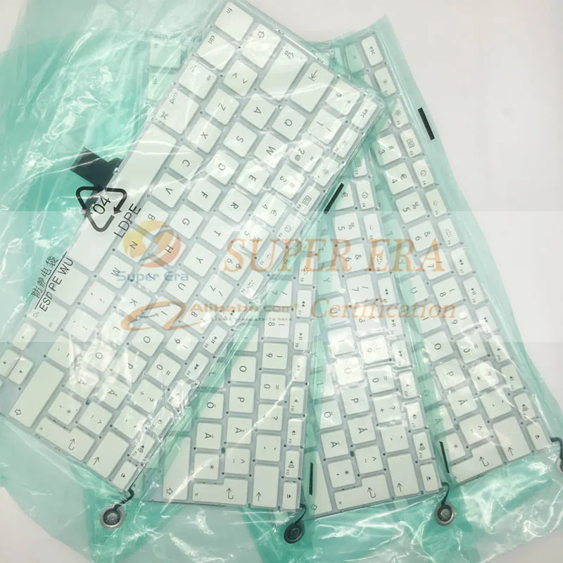 5pcs lot A1342 FI Finland Finnish keyboard for font b macbook b font 13 3 A1342