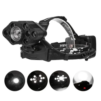 

9LED Head Flashlight Night Fishing Cave Exploring Camping Hiking Headlamp Outdoor Waterproof Head Torch