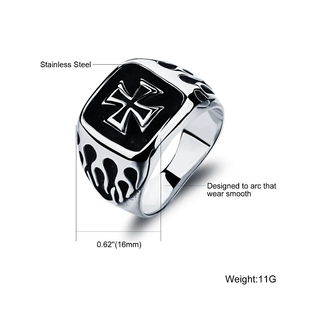Classic-Mens-Silver-Plated-Black-Cross-Rings-Top-Quality-316L-Stainless-Steel-Biker-Ring-Men-Jewelry (1)