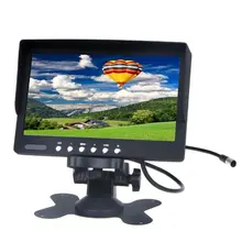 7 «TFT LCD Заднего Вида Автомобиля Цветной Монитор для VCD DVD GPS Камеры