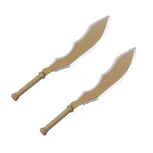 Рокка: брейвы из шести цветов косплей реквизит Ганс хампти двойной нож