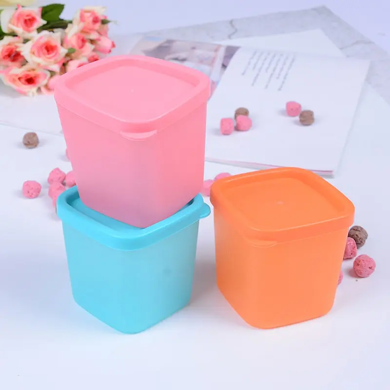 

3Colors 230ML Plastic Multifunction Mini Refrigerator Crisper Storage Box Sealed Transparent Kitchen Sorting Food Storage Box