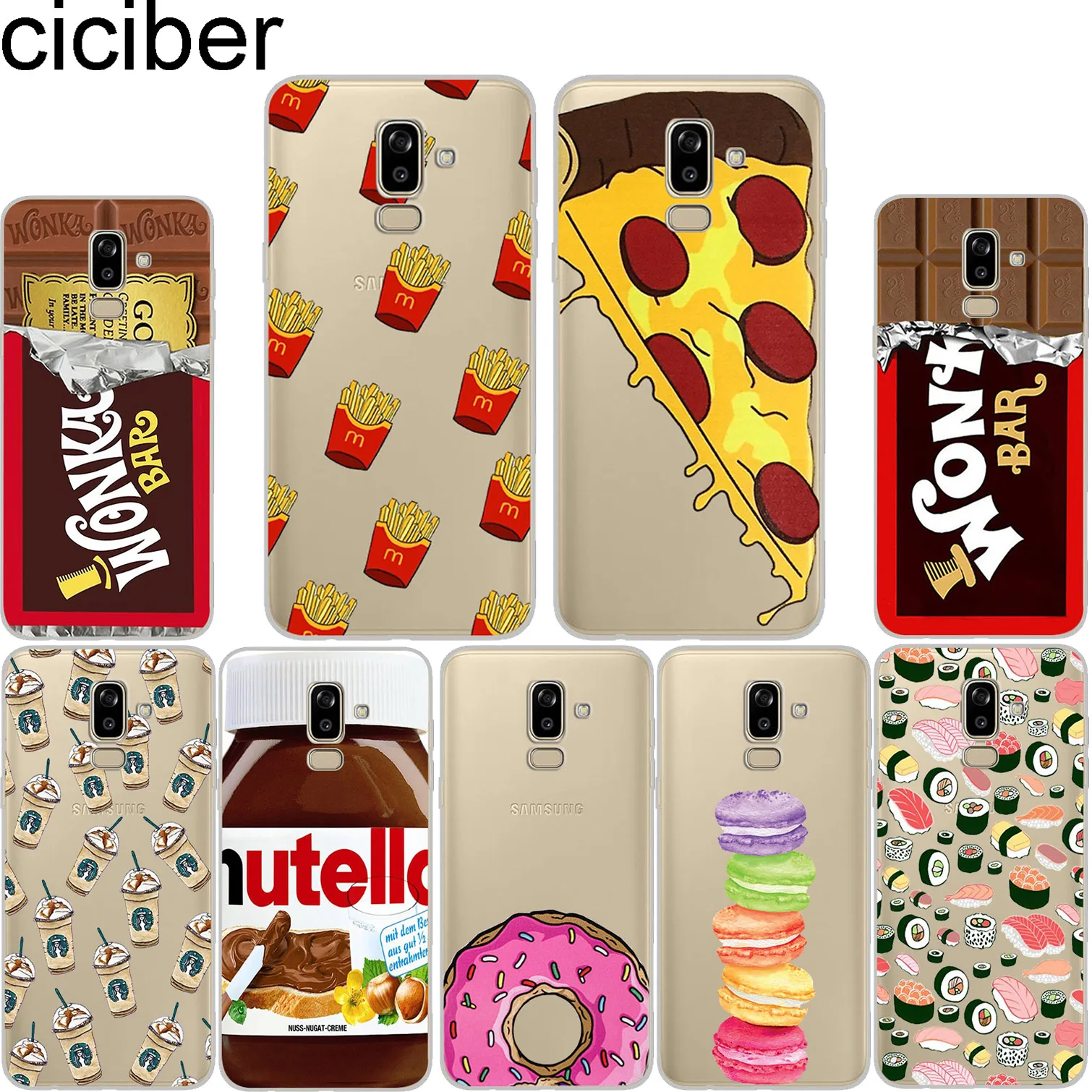 

ciciber For Samsung Galaxy J5 1 2 3 4 6 7 8 Pro Core Plus Prime mini 2016 2017 2018 Duo Soft Silicone Clear TPU Phone Cases Capa