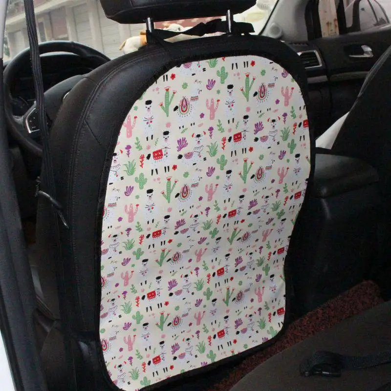 Автомобильная подушка для сидения Задний защитный чехол крышка авто аксессуары детский коврик чистый мультфильм анти-кик коврик