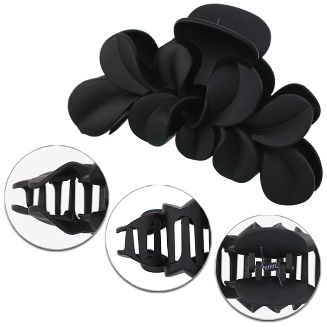 

Hair Accessories Trendy Girls Acrylic Hairpin Hair Claw Flower Shape Big Hair Clips for Women Hair Claws Crab Flower clips