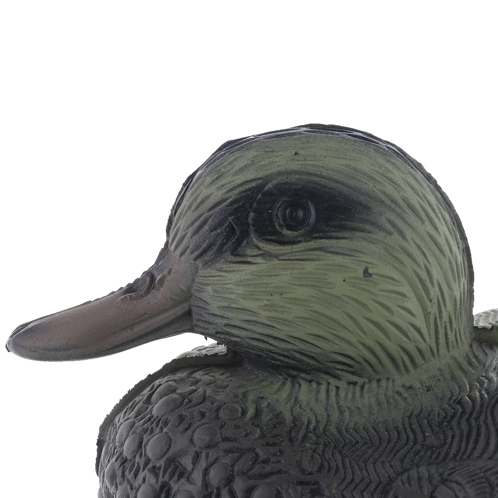 Female Male 3D Lifelike Floating Hunting Shooting Drake Duck Decoy Decoying for Land Garden Yard and Water Use Ornament 