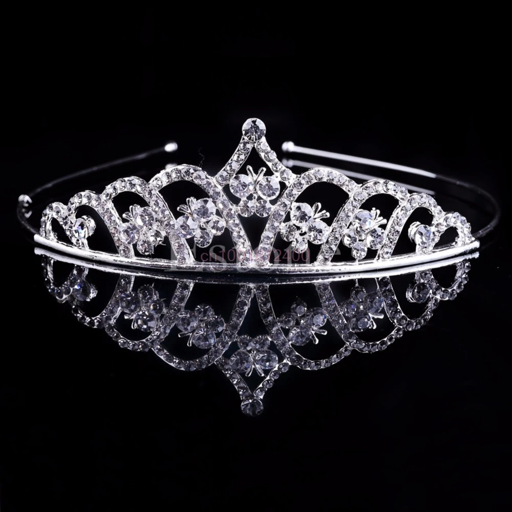 Bridal Wedding Crystal Rhinestone Hair Headband Crown Comb Tiara Prom Pageant