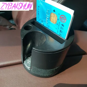 

ZYBAISHUN Car Cards for Coin Cup Seat Storage Box Auto Accessories for Audi all series Mercedes-Benz all class BMW all series