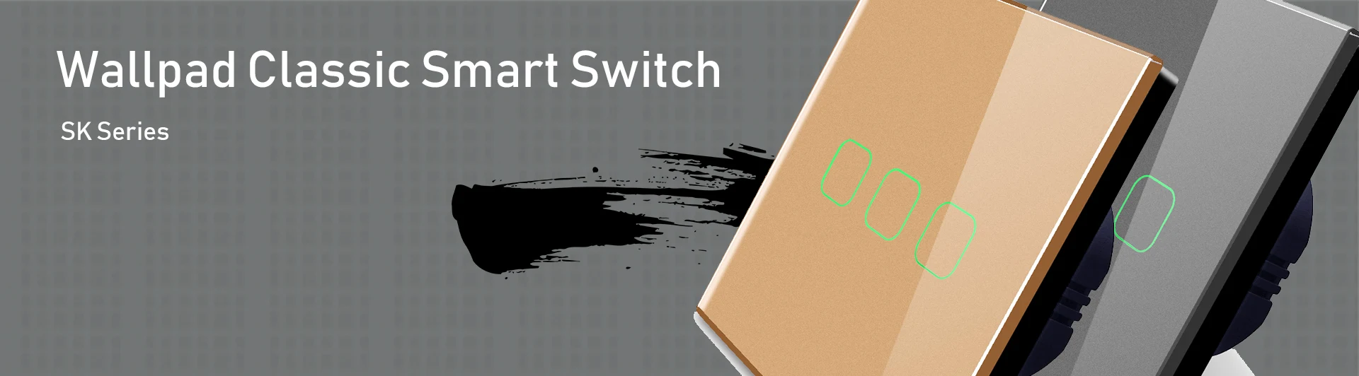 Wallpad-L6 botão impulso interruptor momentâneo, 5 cores