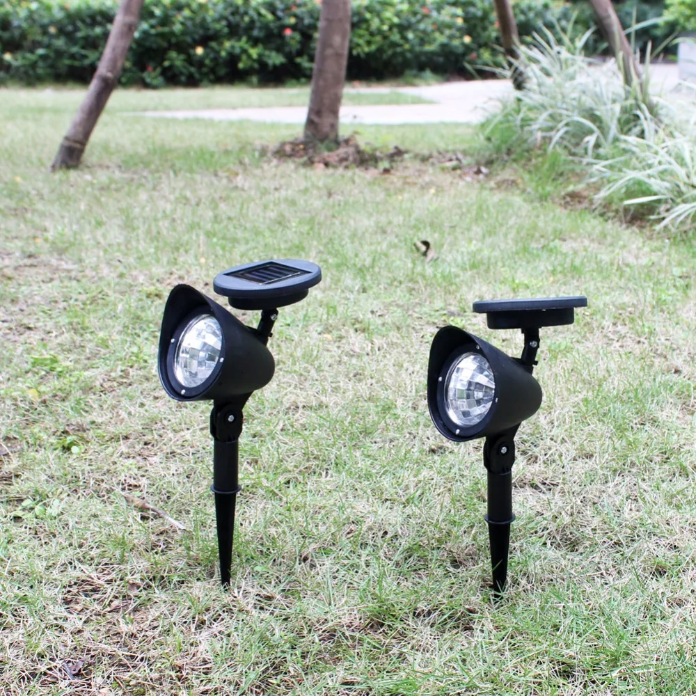 CHICLITS 2 PCS 4 LED Solar Lamp Energy Outdoor Garden Lights 1.2V 600mAh Cold Light Yard Security Lawn Lighting (17)