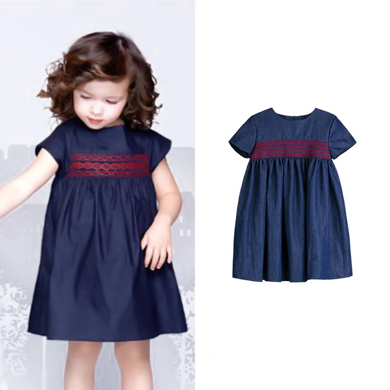 

Girl cotton clothes School baby clothes 2-7years