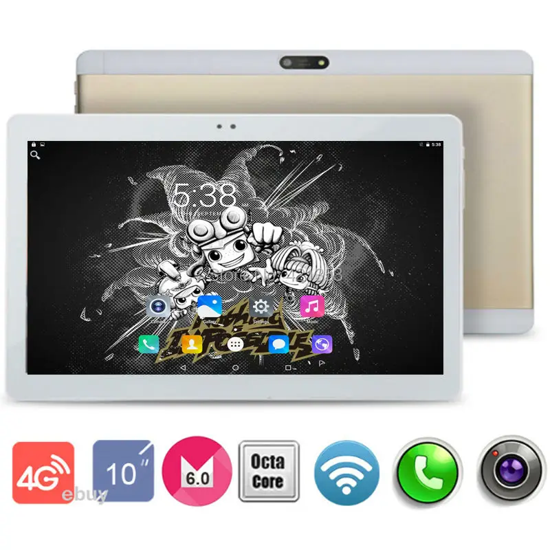 Lowest Price Metal Case 2107 New Design 10 inch FDD 4G LTE Tablet Octa Core 4GB RAM 32GB ROM 1280*800 IPS Dual Cameras DHL Free Shipping