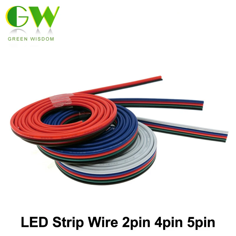 

Lighting Wire 2pin 4pin 5pin 6pin for Single Color / RGB / RGBW /RBBWW LED Strip Connector