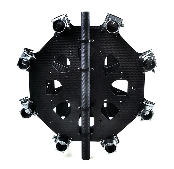  New 8 Axis Carbon Fiber Main Center Board w/ PCB Board w/ 25mm Support Tube Frame for DIY Foldable 