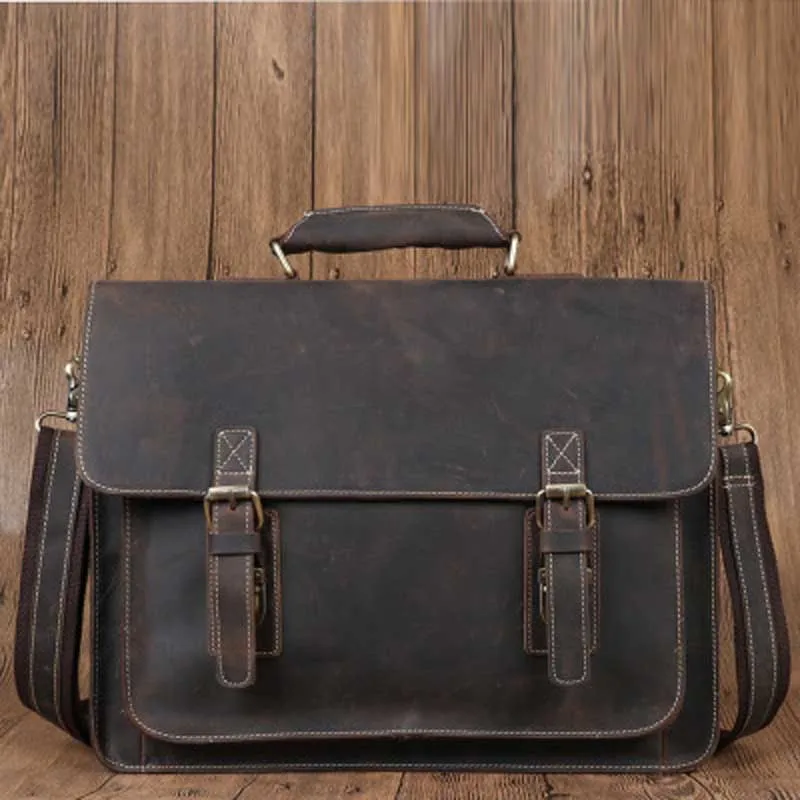 

YISHEN Fashion Messenger Bags Genuine Leather Bag Men Briefcases Crossbody Bags For Man Handbag Casual Men'S Leather Bag 6912