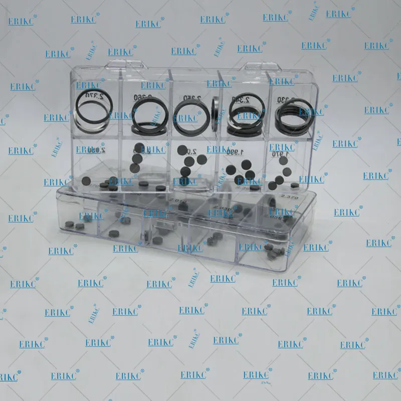  ERIKC CAT Shims Common Rail Injector Adjusting Shims 50 pieces and Valve Adjustment Gaskets sizes 1