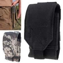 Mobile phone waist bag Large Size Army Camo Mobile Phone Hook Loop Belt Pouch Sleeve Holster