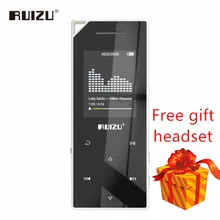 Продукт RUIZU D05 Mp3 bluetooth плеер 8 Гб 16G хранение 1,8 дюймовый экран воспроизведение высокое качество fm-радио электронная книга Музыка MP3-плеер