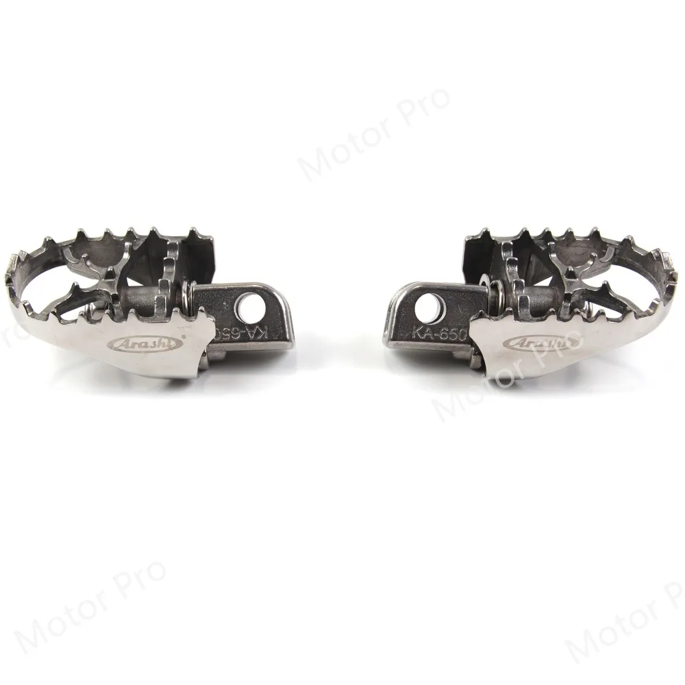 Передние Подножки для Kawasaki KLE 650 Versys 2007-2016 подножки мотоциклиста педаль Peg 2009 2010 2011