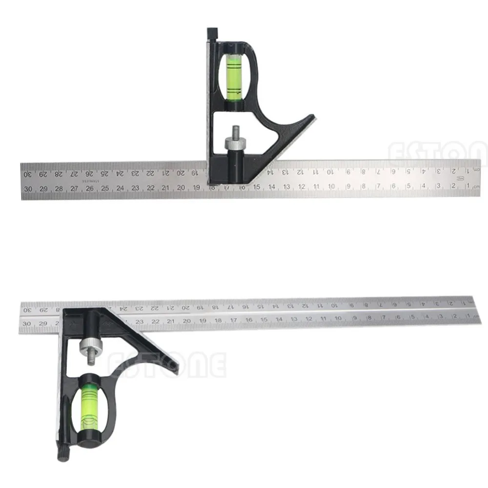 

Adjustable Engineers Combination Try Square Set Right Angle Ruler New 300mm(12")