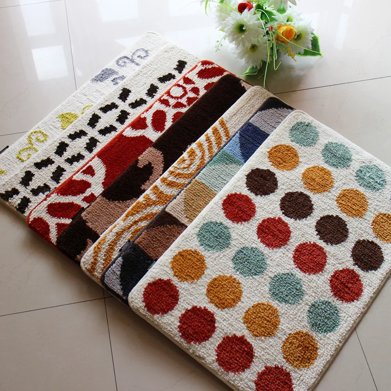 Microfiber Kitchen Rugs Promotion For Promotional 40x60cm 50x80cm Super Soft Microfiber Floor Mat Doormat Anti Slip Kitchen Rug Carpet Water Absorbing Mats
