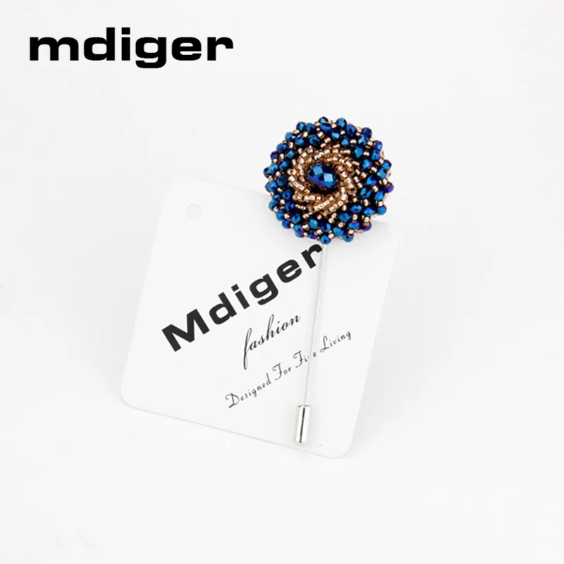 Mdiger Мода цветок ромашки отворот булавки бисером цветочные мужские кристалл