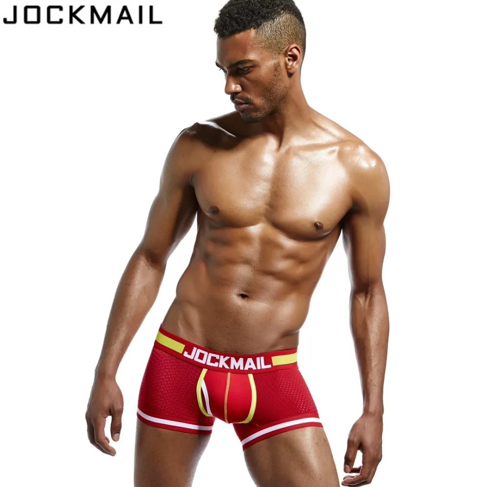 Нижнее белье JOCKMAIL мужское сексуальные хлопковые трусы боксеры боксерские шорты