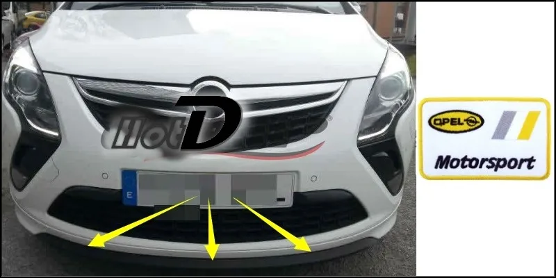 Opel Insignia Bumper Lip Deflector Front Skirt Spoiler 3.3
