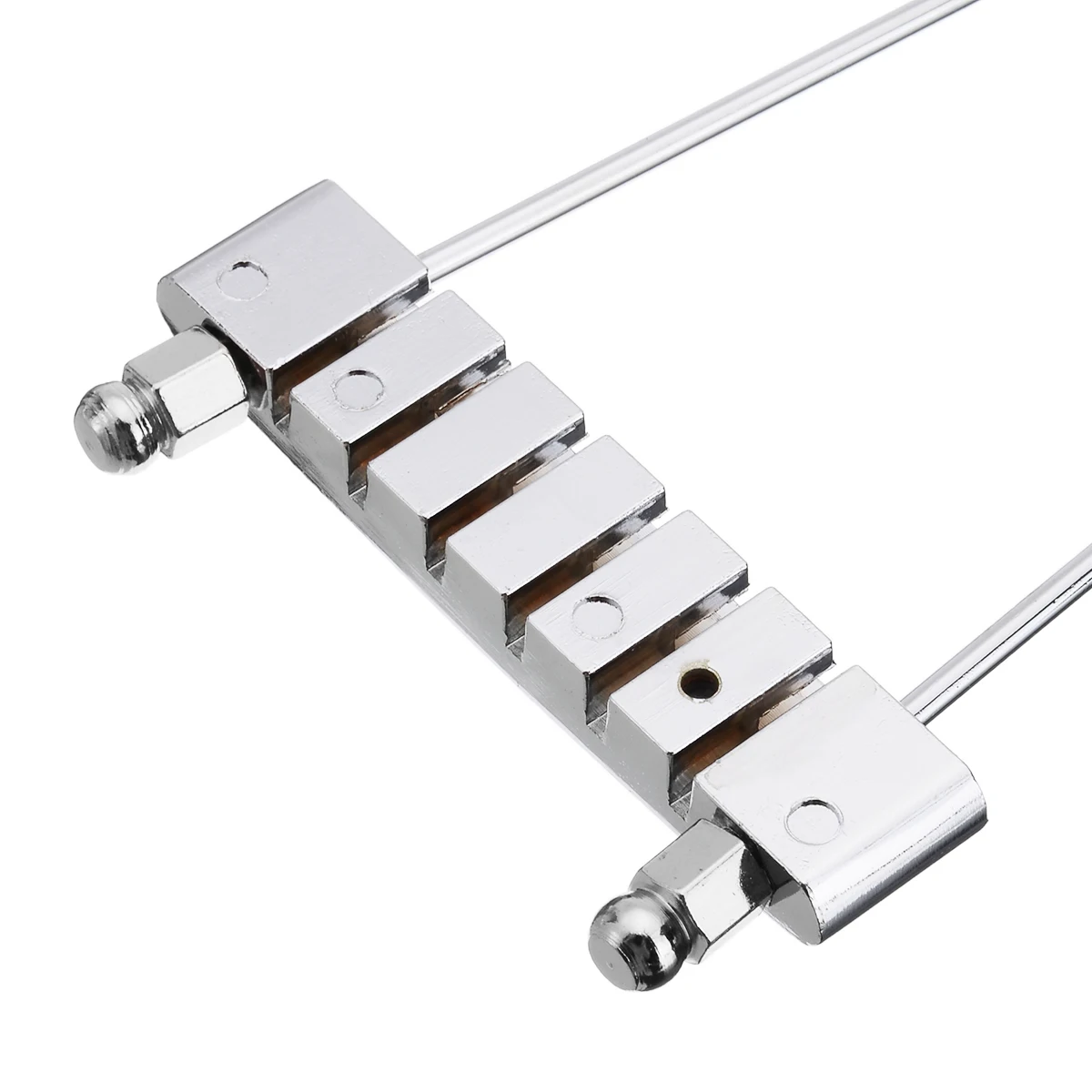 Brand New 6 String Jazz Guitar Bridge Trapeze Tailpiece Open Frame  Bridge For Archtop Guitar Accessories