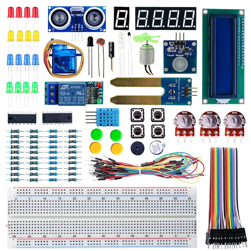 

Elecrow Starter Kit for Arduino Learning Suite for Students Kids Maker Electronic DIY with Retail Box 24 Lessons