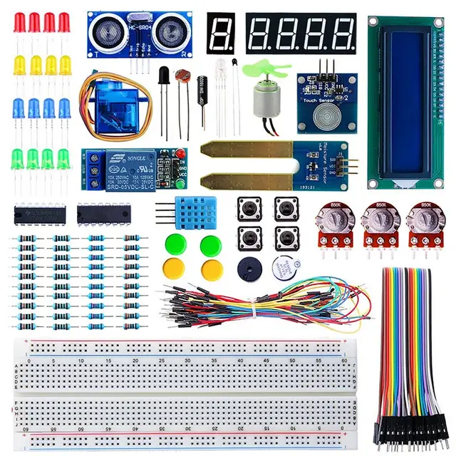 elecrow starter kit for arduino beginners students kids displayelecrow starter kit for arduino beginners students kids display sensor dc motor wires electronic diy 24 lessons with retail box