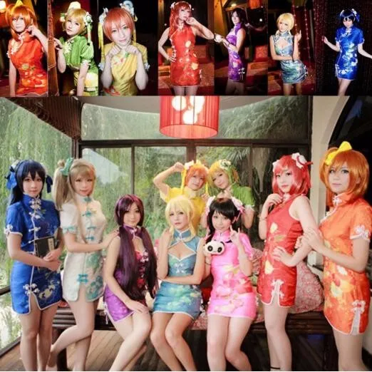Love Live Nico Yazawa; Minami Kotori; Эли аясе Тодзе Нозоми в стиле Kousaka Honoka; Rin Hoshizora костюм-Чонсам для косплея платье для выступлений на сцене