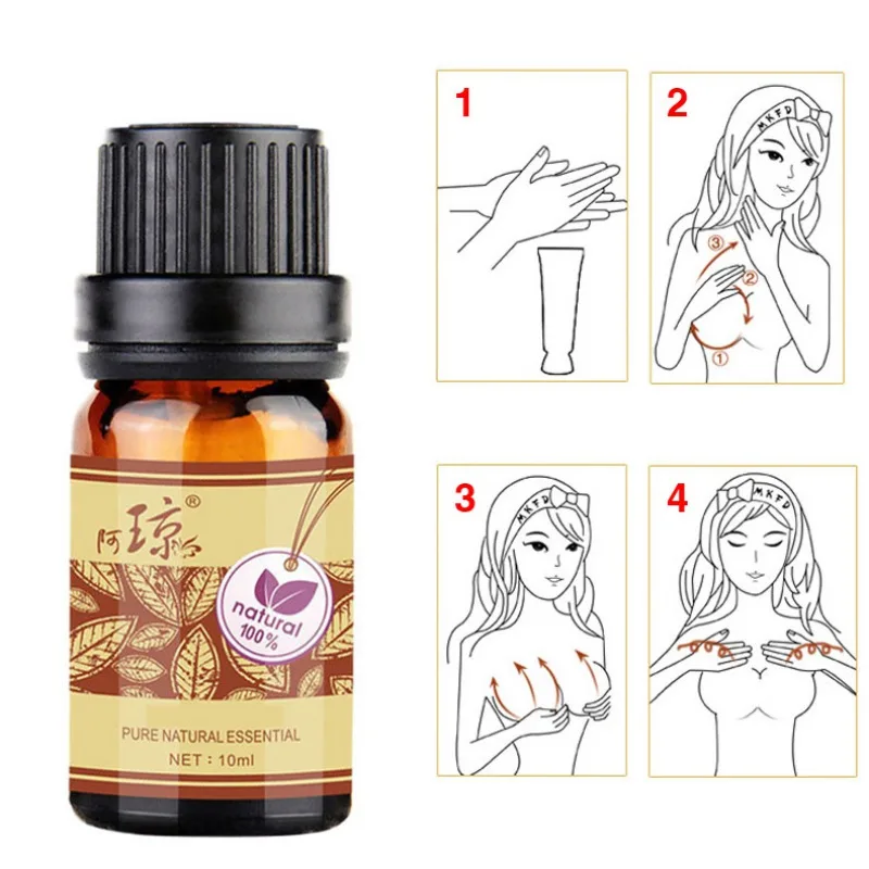 

2019 Big Boobs Firming Massage Oil for Women Butt Enhancement Natural Breast Enlargement Essential Oil for Breast Growth NEW