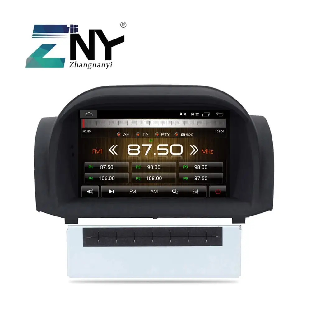 Excellent 7" HD Android 8.1 Car GPS Stereo For Ford Fiesta 2013 2014 2015 2016 Auto DVD Audio Radio FM WiFi Navigation Free Backup Camera 3