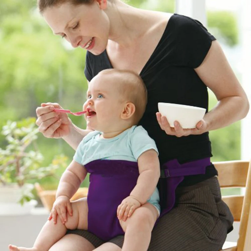 Portable Infant Chair Seat Dining Lunch Seat Safety Belt Stretch Wrap Feeding Chair Harness baby Booster Seat baby feeding Gift (1)