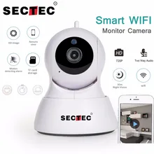 SECTEC 720P IP Camera 1MP Mini WIFI Home Security Camera Video Monitor Network Cam Wireless Baby Monitor Mobile Remote