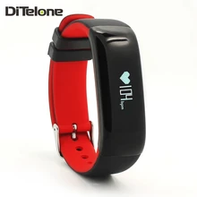 DiTelone P1 Смарт Браслет Bluetooth Смарт Спорт Браслет Сердечного Ритма Артериального Давления Водонепроницаемый Смарт-Группы IOS Android