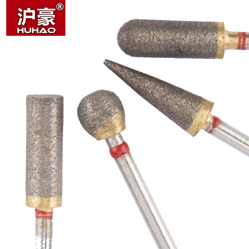 HUHAO 1 шт. хвостовик 320 сетчатые наждачные головки для шлифовки Dremel вращающиеся