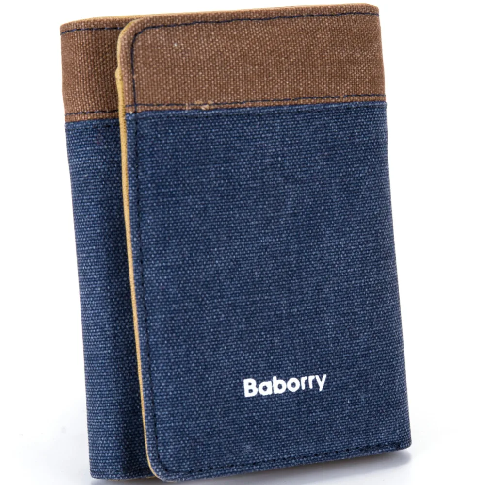 

Fashion Design Canvas Patchwork Men Wallets Men Casual Style Short Men Slim Purse Small Clutch Male Money Coin Purses Wallets